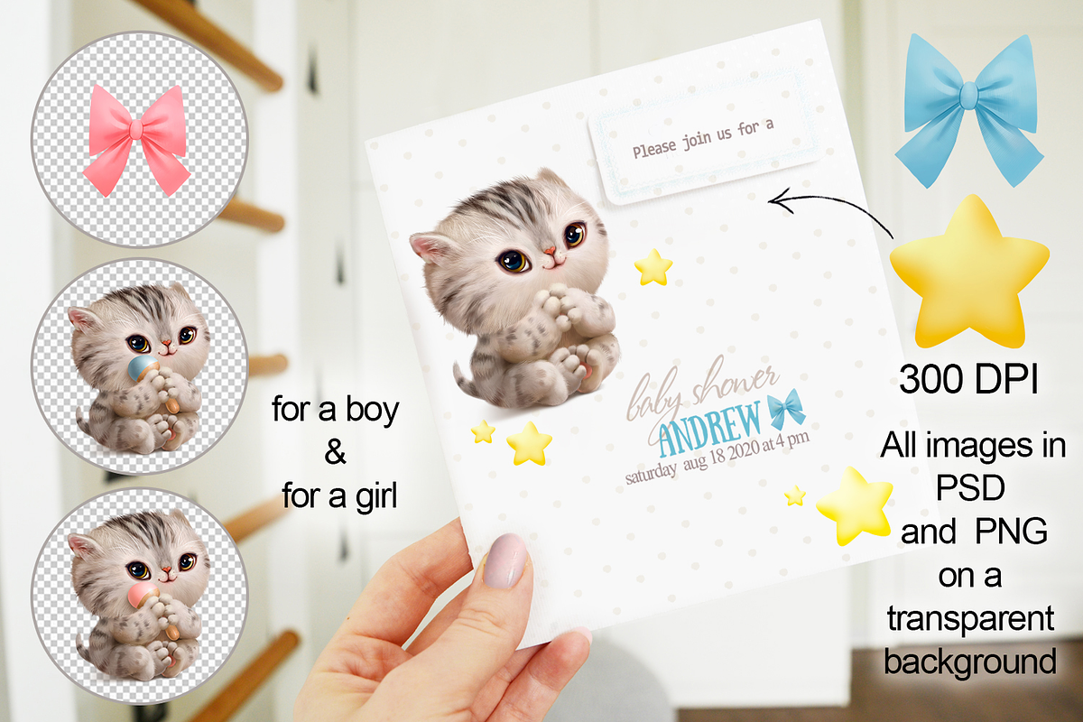 Baby cat, an Animal Illustration by TanyaSchuka (Photo 4 of 5)