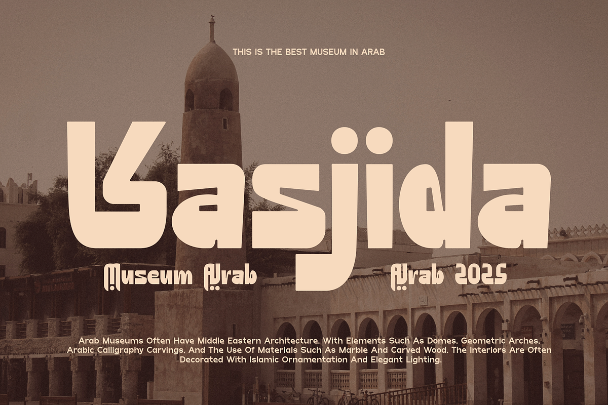 Wahiej - Arabic Decorative Font, a Handwritten Font by MaikoHatta (Photo 5 of 9)