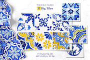Portuguese Azulejos Tiles & Patterns, a Pattern Graphic by ilonitta (Thumbnail 3 of 17)