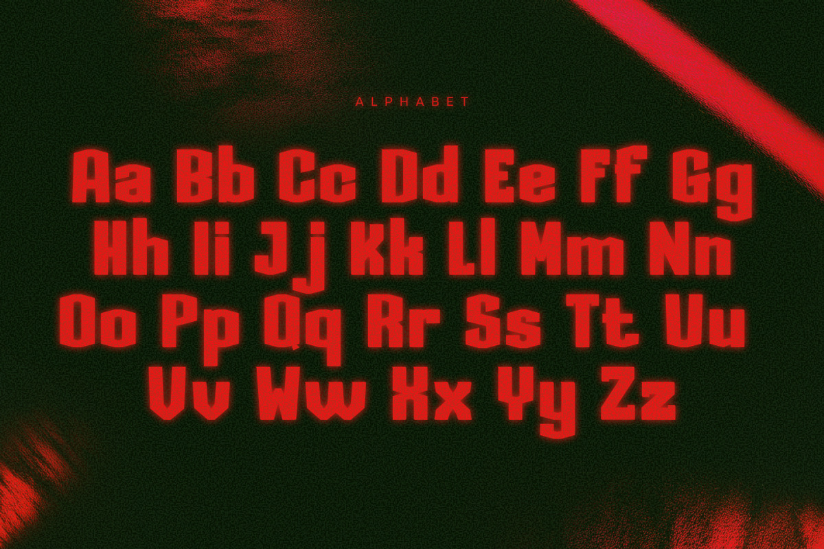 Brogame Bold Gaming Display Font, a Sans Serif Font by Vadovastd (Photo 2 of 7)
