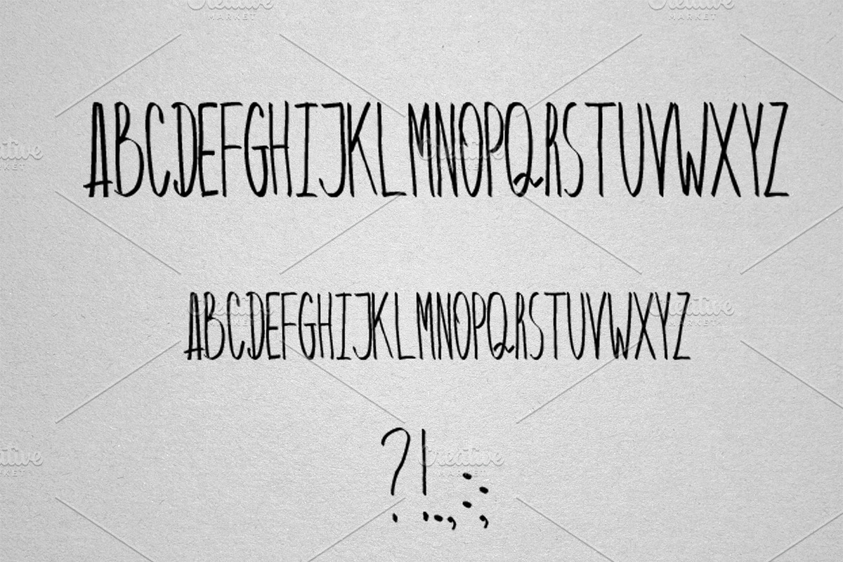 elongated thin font preview 4