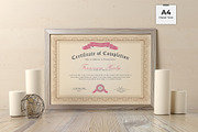 Canva Certificate Template, a Stationery Template by DesignDevisers (Thumbnail 3 of 9)