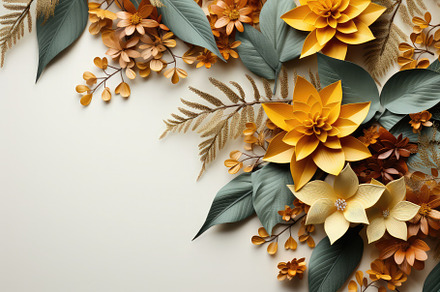 Summer leaves background with a vari, a Photo by SaroStock