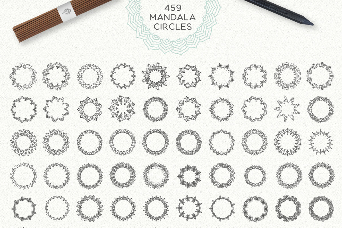 Mandala Collection [630 Elements], an Object Graphic by Julia Dreams (Photo 6 of 10)