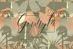 Giungla, Luxury Jungle Pattern