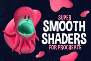 SHADER BRUSHES FOR PROCREATE, a Brush Add-On by seamless team (Thumbnail 1 of 5)