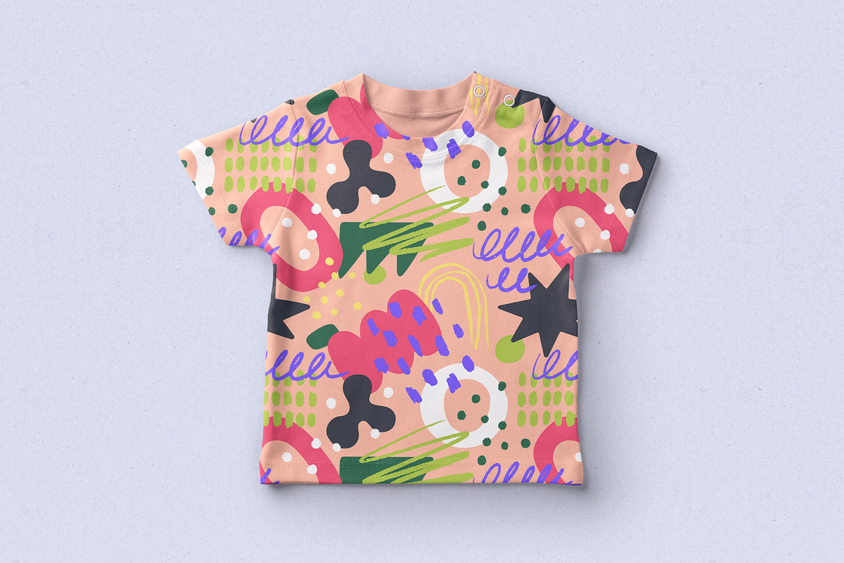 Abstract shapes seamless patterns, a Pattern Graphic by Good Studio (Photo 4 of 8)