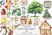 Garden Pals Clipart, a Seasonal Illustration by Design Market (Thumbnail 1 of 5)