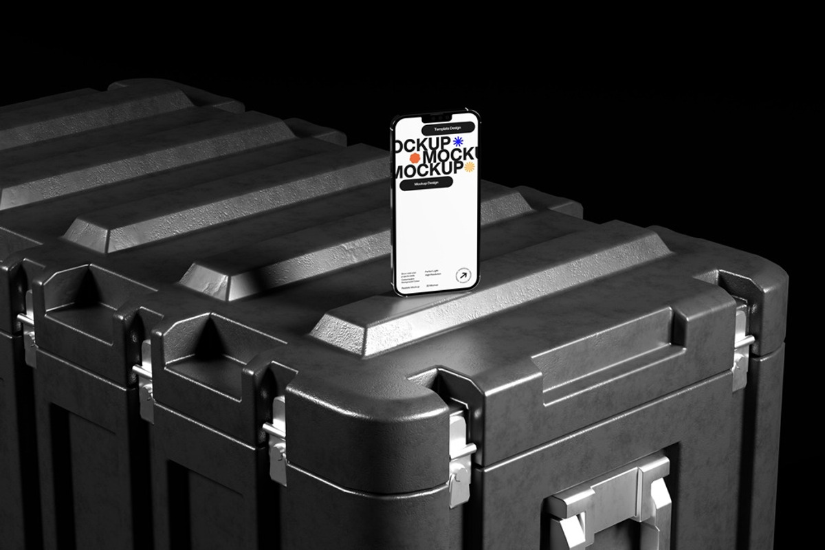 Modern iPhone Mockup PSD Template, an iPhone Mockup by East Gallery (Photo 2 of 11)