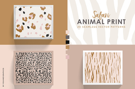 Collection of Animal Print Seamless 2 Graphic by digitalEye · Creative  Fabrica