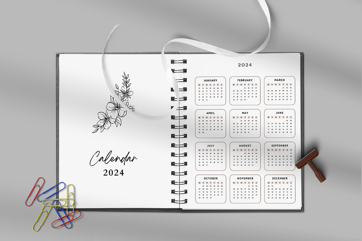 Calendar Template, a Stationery Template by Design Zone (Photo 2 of 6)