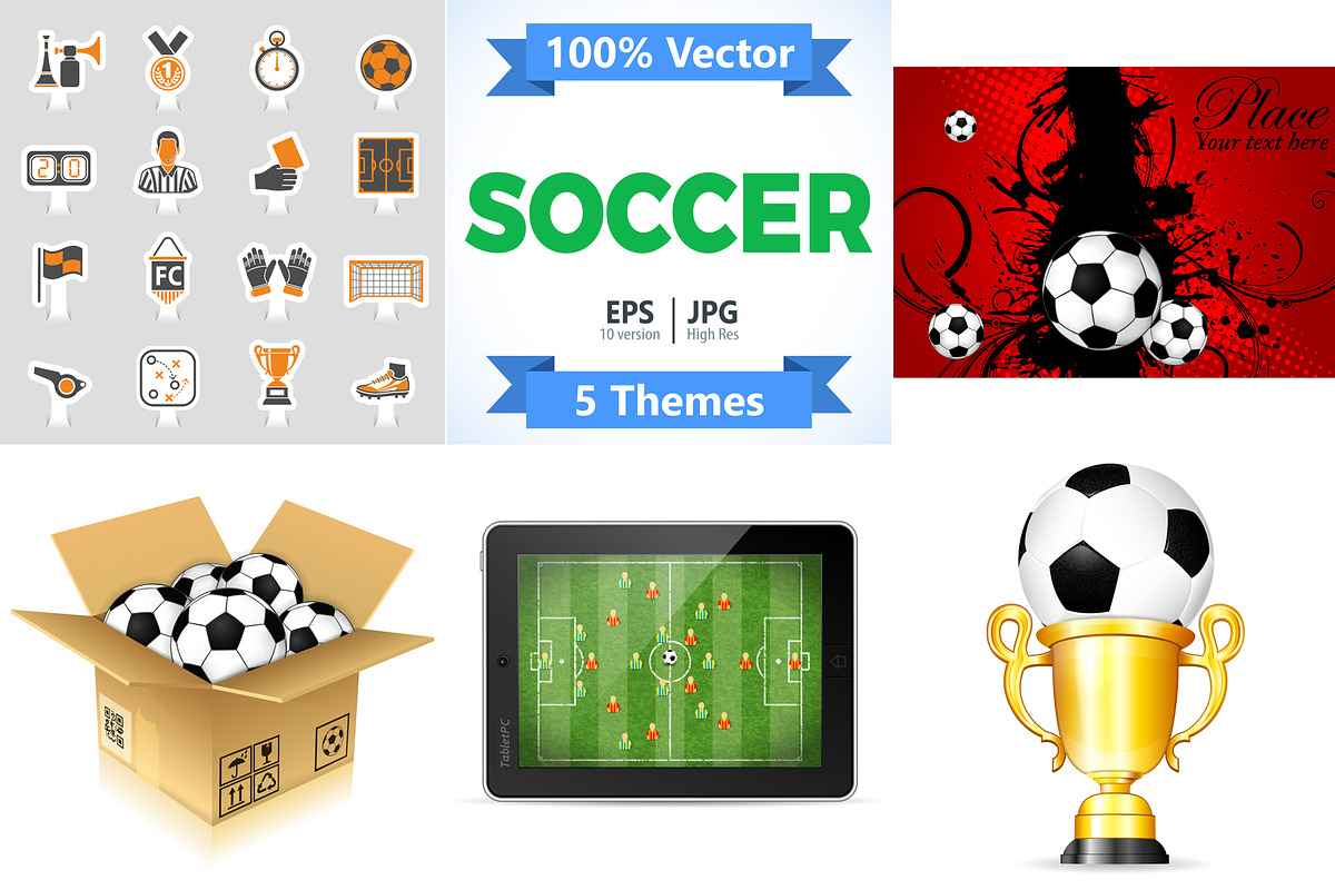 Soccer Posters and Concepts, an Object Illustration by TAlex (Photo 1 of 6)
