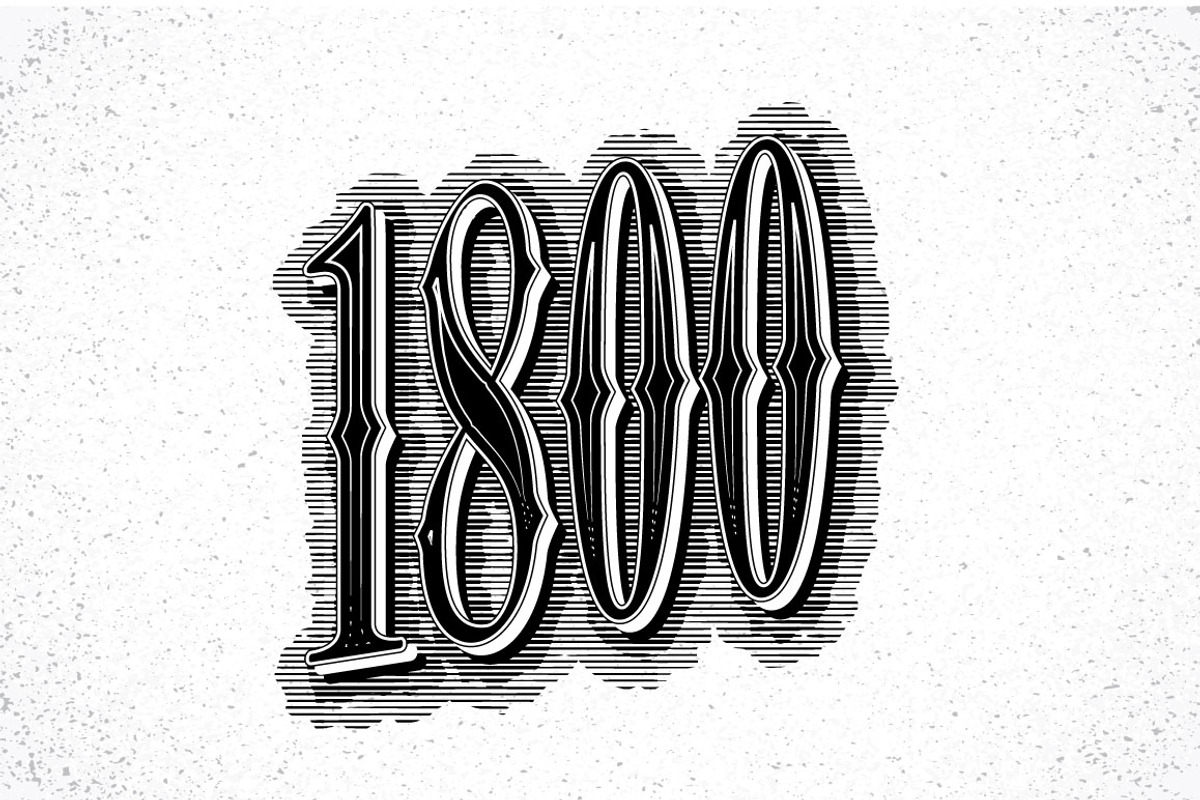 Etch Vintage Graphic Styles, a Layer Style Add-On by Designdell (Photo 3 of 5)