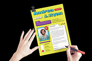 Creative Brutalism CV Resume Pack, a Resume Template by Neermana (Thumbnail 5 of 5)