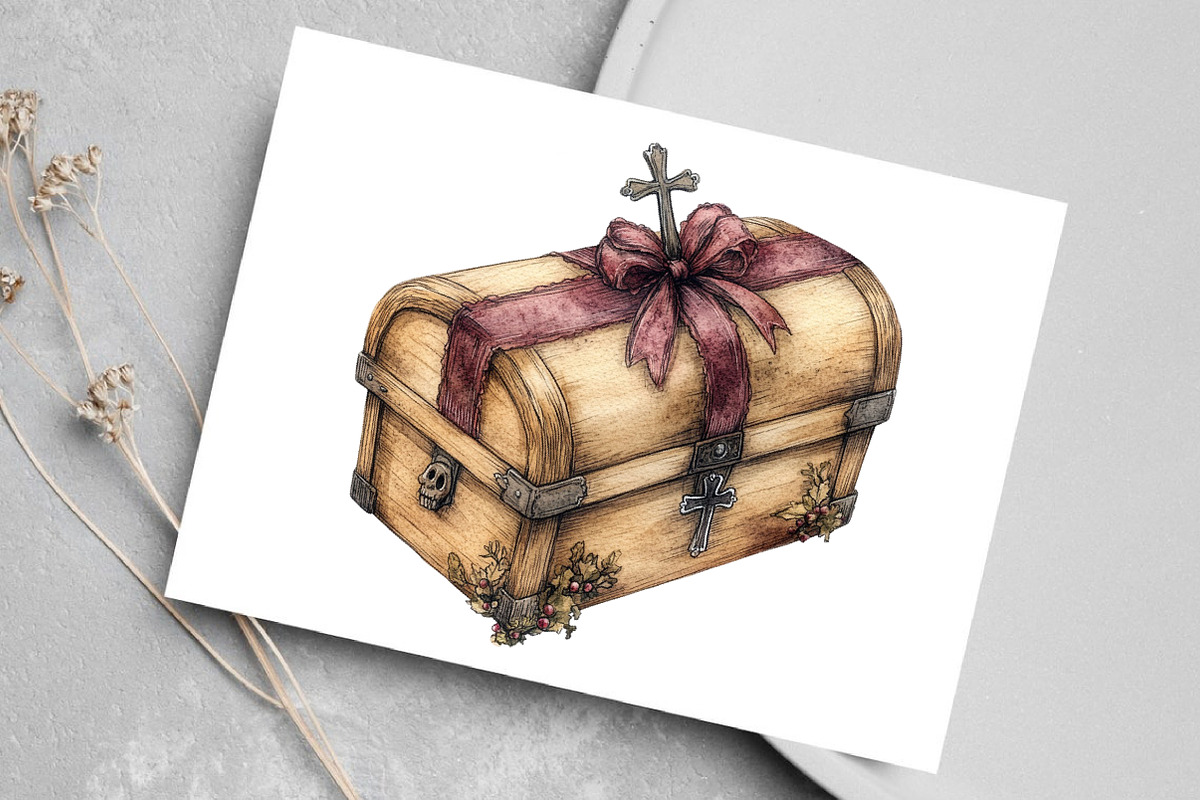 Halloween Gift Box Clipart, an Illustration by Canvas Craft (Photo 4 of 7)