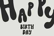 Retro Autumn is a retro groovy font, a Handwritten Font by Brown Cupple (Thumbnail 5 of 7)