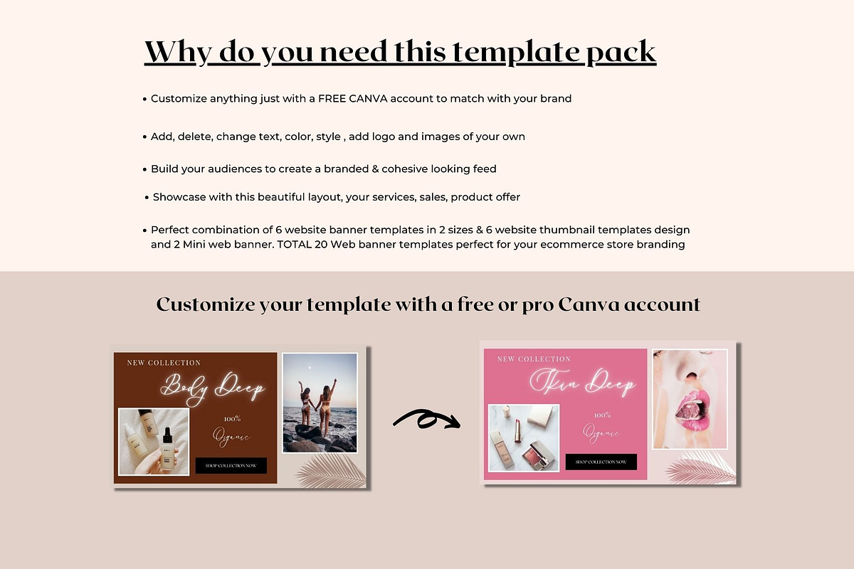 Canva Website Banner Templates -Bold preview 8
