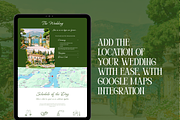 Squarespace Green Wedding Website, a Squarespace Template by Sofia Designs (Thumbnail 3 of 5)