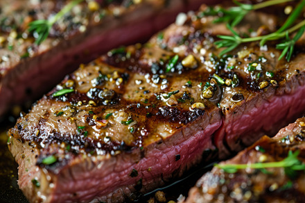Close-Up of a Steak on a Plate, A re, a Photo by Iftikhar Alam