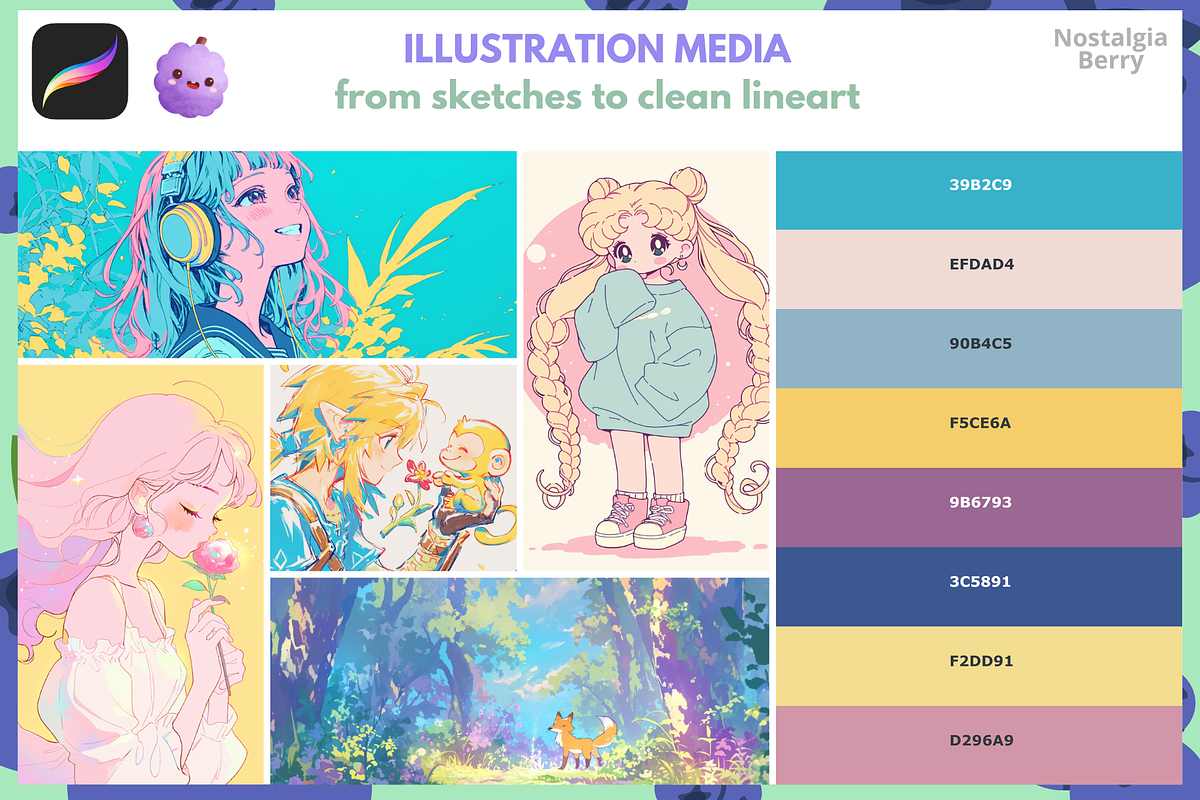 Procreate Color Swatch Bundle, a Brush Add-On by Cozy Brushery (Photo 3 of 10)