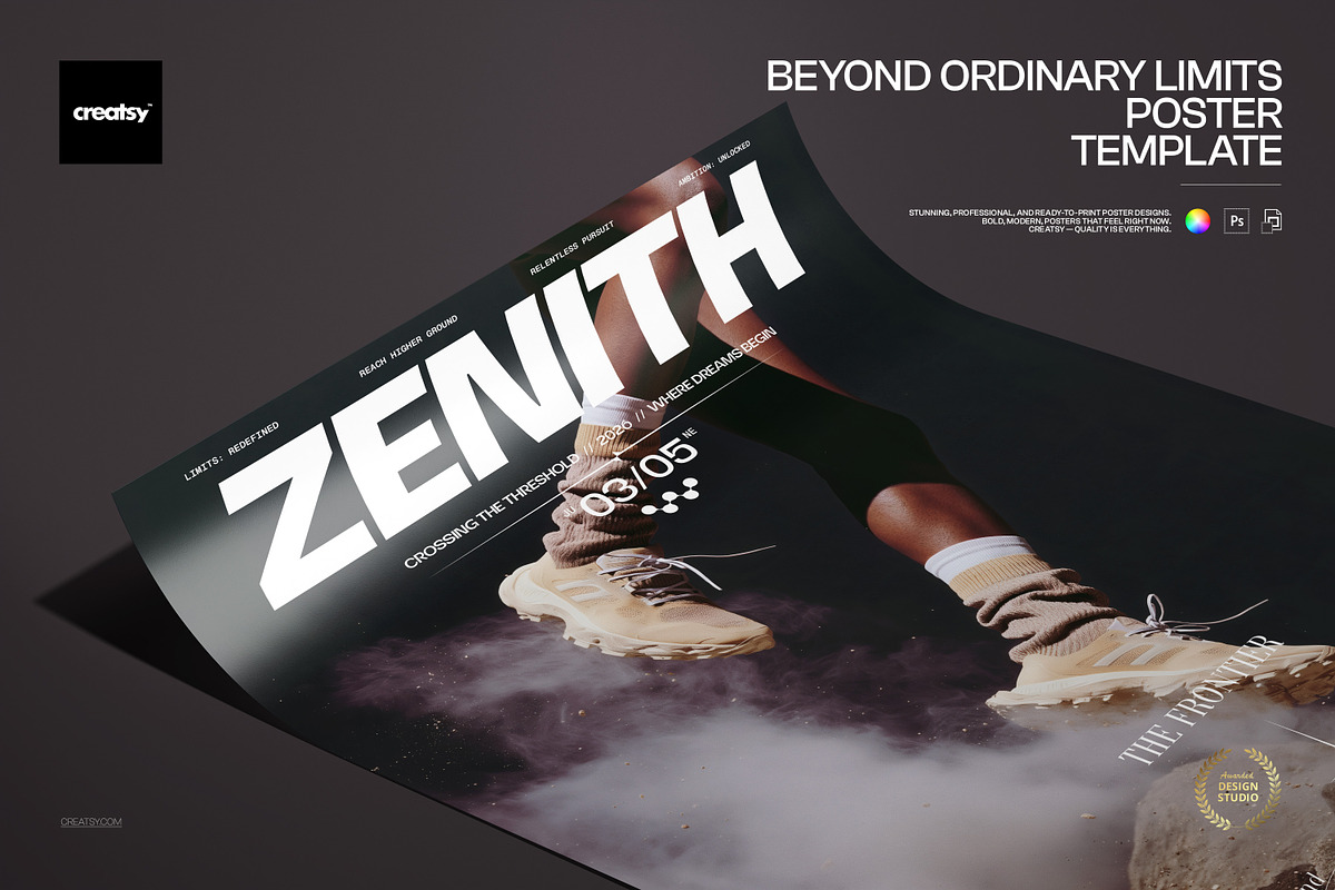 Beyond Limits Poster Template, a Poster Template by creatsy5 (Photo 1 of 4)
