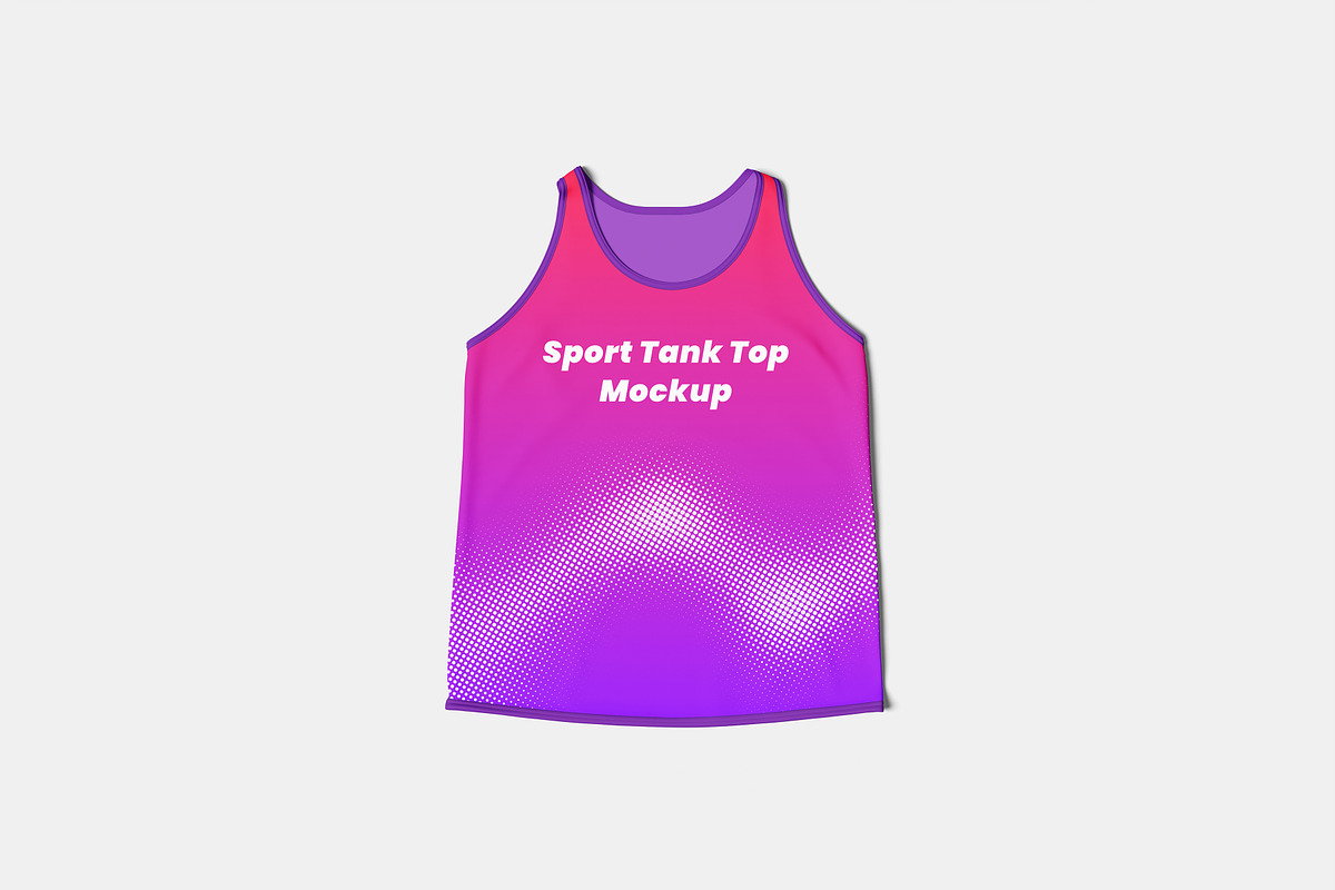 Sport Tanktop Mockup, a Shirt Mockup by Hazzpro_Std (Photo 2 of 5)