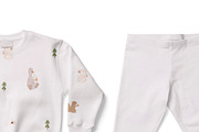 Goose and mouse drink tea pattern, a Pattern Graphic by maniamantellina (Thumbnail 1 of 2)