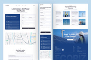 Solar & Renewable Energy Website UI, an UI Kit Template by peterdraw (Thumbnail 2 of 7)