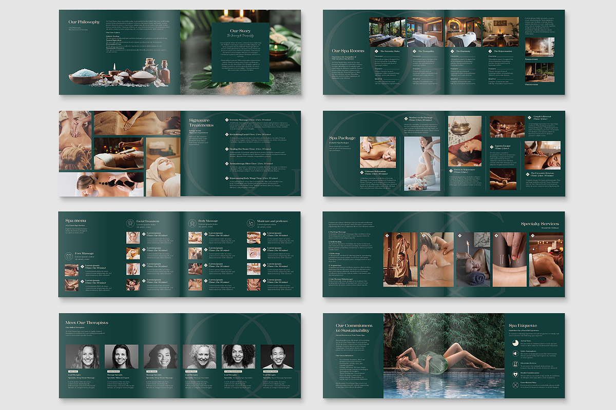 Spa & Wellness Brochure Template, a Brochure Template by BrandPacks (Photo 4 of 6)