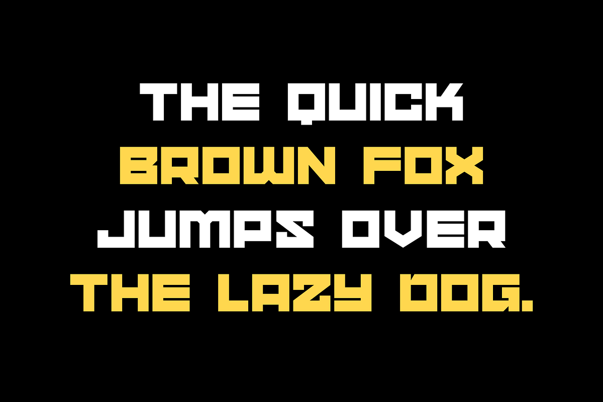 Gendred Squared Typeface, a Font by alpercakici (Photo 5 of 11)