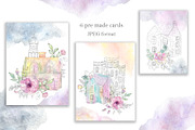 Watercolor Houses and Plants, an Illustration by ViсkyArtDesign (Thumbnail 11 of 14)