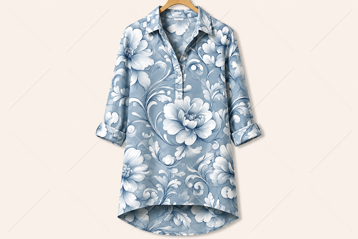 Seamless Vintage Floral Damask, a Pattern Graphic by Canvas Craft (Photo 6 of 9)