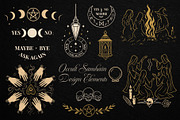 Occult Samhain & Halloween Seance, a Seasonal Illustration by Christine Krahl (Thumbnail 4 of 9)