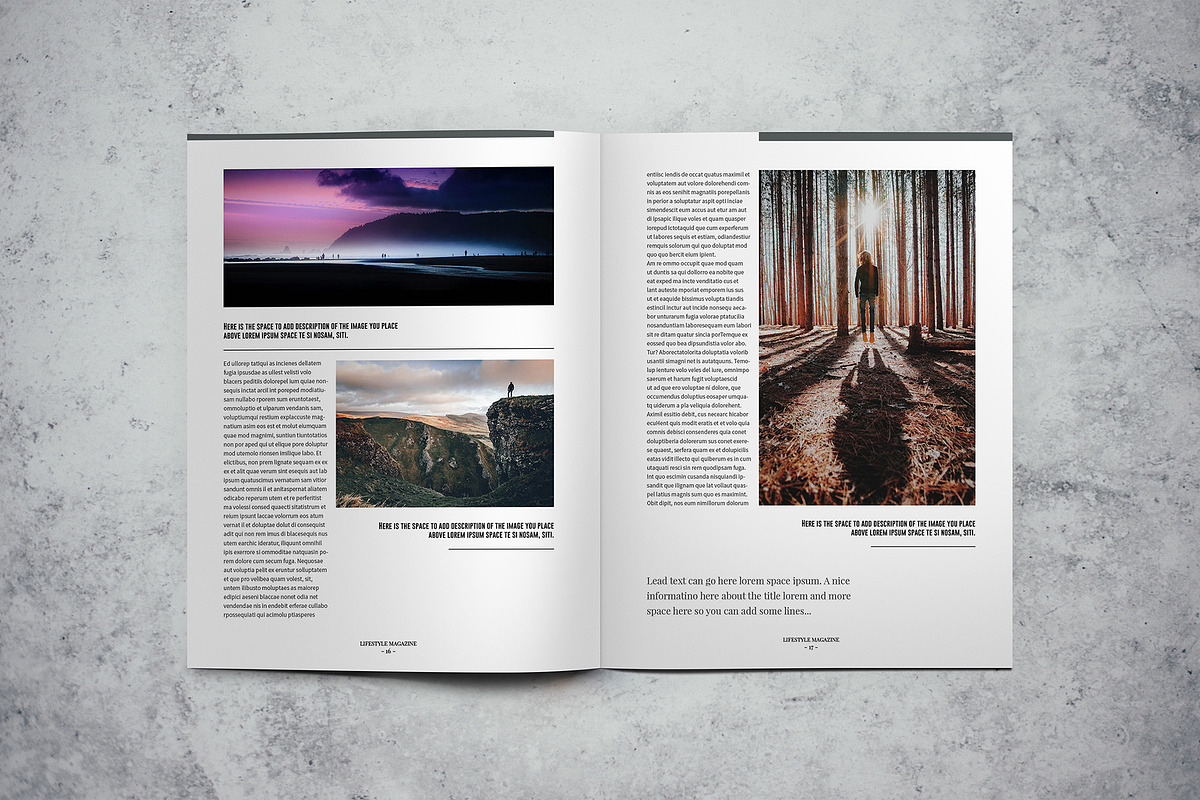 Lifestyle Magazine Indesign Template, a Magazine Template by Luuqas Design (Photo 10 of 17)