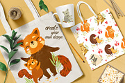 Mother and baby. Mothers Day, an Animal Illustration by Lesya Skripak (Thumbnail 6 of 7)