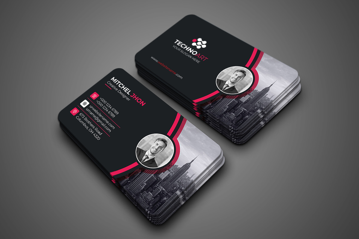 Creative And Corporate Business Card, a Business Card Template by GFXCity (Photo 2 of 4)