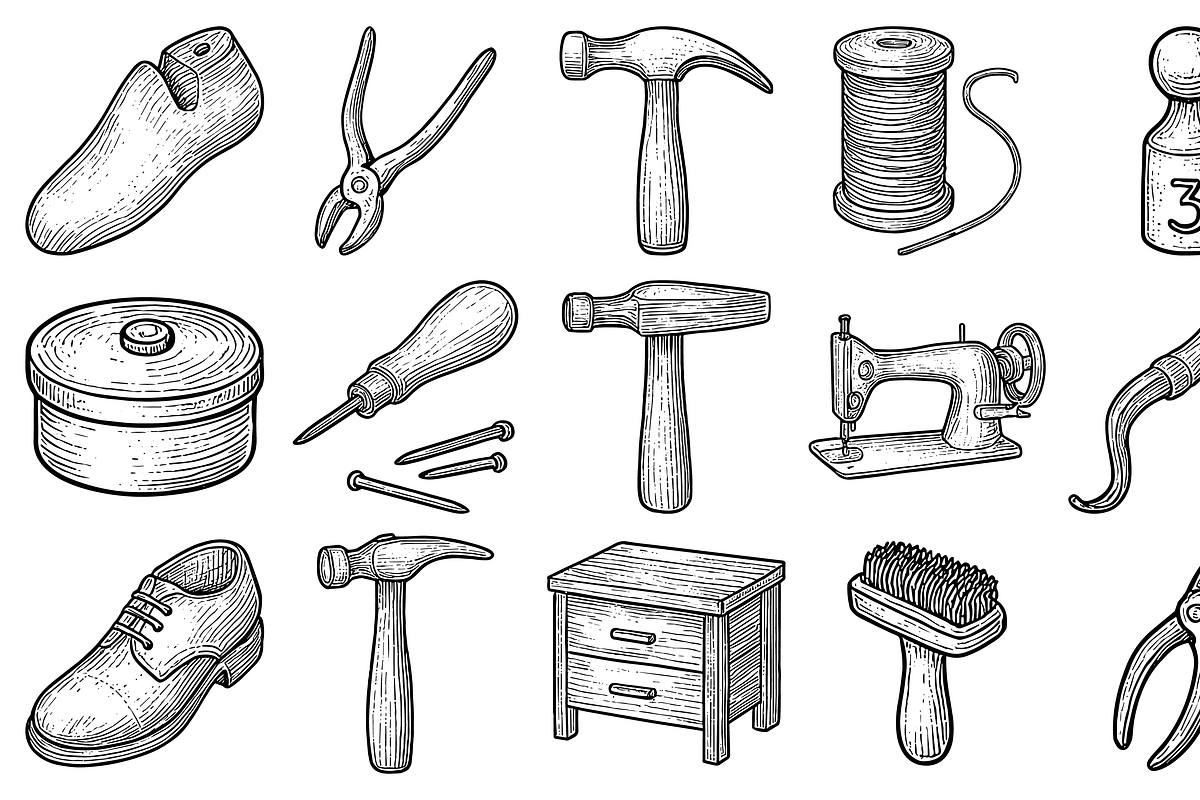 Hand Drawn Fashion Accessory Collect, an Illustration by Sempu