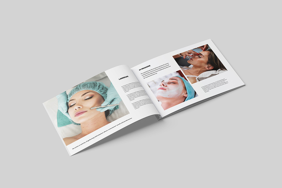 A4 Landscape Magazine Mockup, a Magazine Template by Difa Design (Photo 3 of 12)