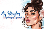 Air Brushes for Procreate 5, a Brush Add-On by Kseniya Kaftaylova (Thumbnail 1 of 5)