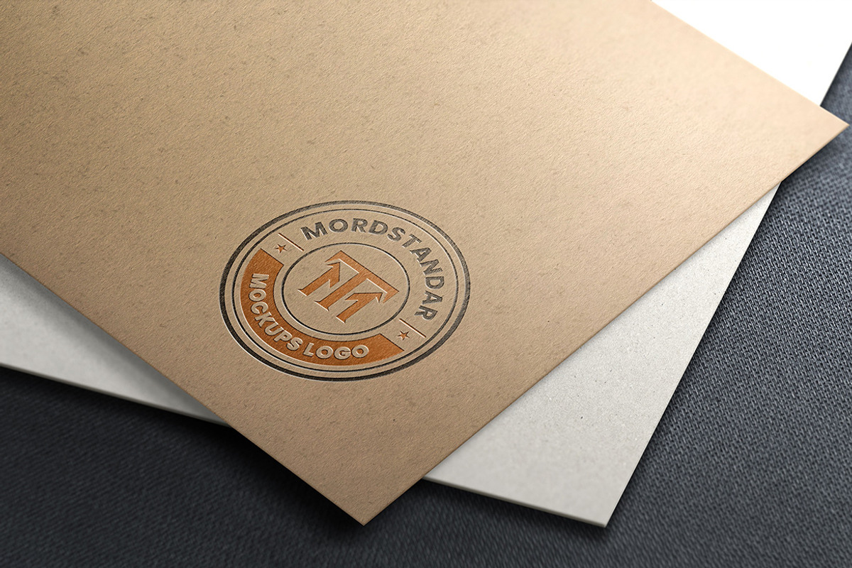 Logo Mockup on Paper Texture, a Product Mockup by Artlogs (Photo 2 of 3)