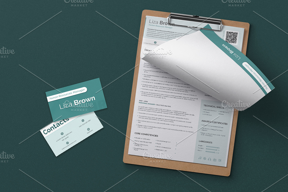 Printable Resume for HR, a Resume Template by MotoCMS (Photo 2 of 2)