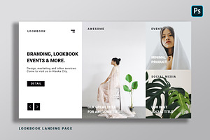 Lookbook Landing Page Vol.2