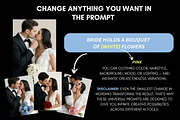 80 AI Wedding Photoshoot Prompts, a Holiday Photo by Selenique Studio (Thumbnail 4 of 6)