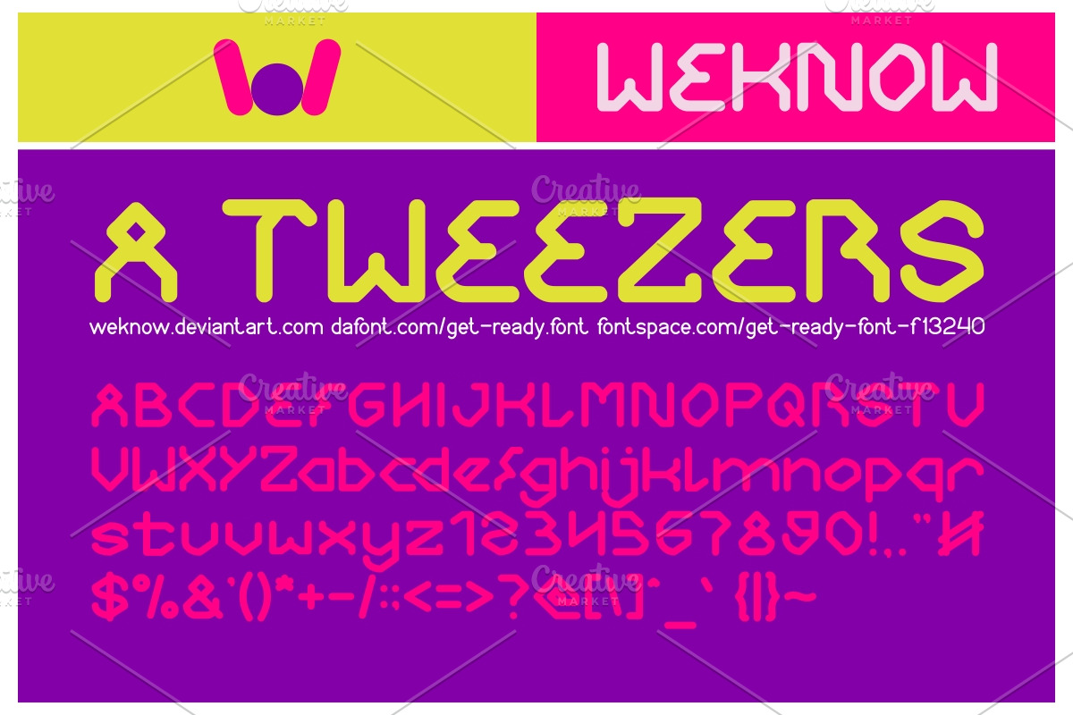get ready font preview 3