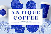Antique Coffee - Vector Line Art, an Illustration by Aidana Aidar (Thumbnail 10 of 10)
