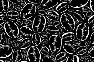 Coffee Shop Theme Seamless Pattern