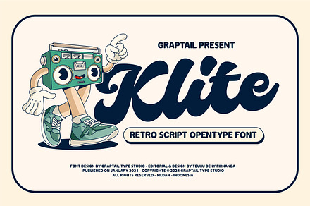 Klite - Retro Script