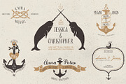 Nautical romantic vector pack, an Illustration by kite-kit (Thumbnail 5 of 5)
