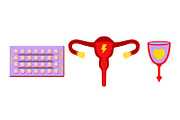 Menstrual Cycle & Women's Health, a Healthcare Illustration by the_myro (Thumbnail 5 of 7)