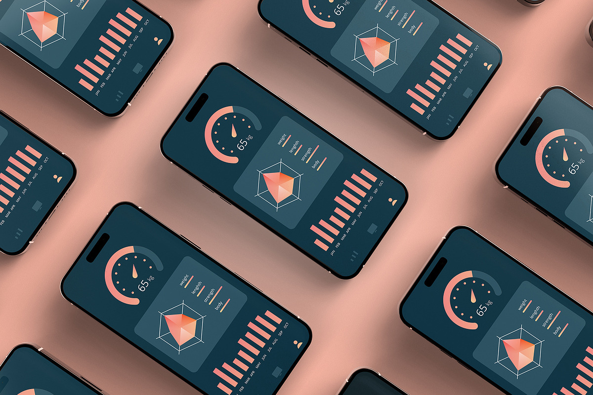 Iphone 14 Pro Screen Mockup, an iPhone Mockup by Graphicboom (Photo 3 of 4)